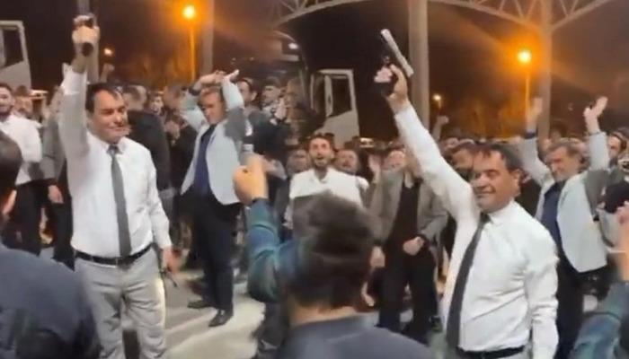 Zaferini havaya ateş ederek kutladı!  AK Partili Belediye Başkanı Nuri Erdoğan'a işlem yapıldı