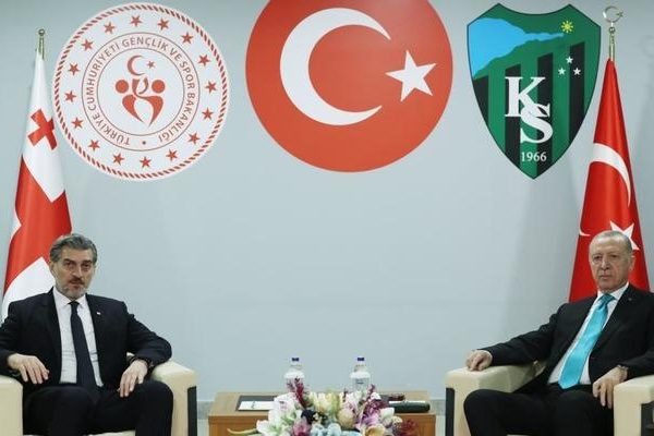 Cumhurbaşkanı Erdoğan, Gürcistan Cumhurbaşkanı Kavelaşvili ile görüştü